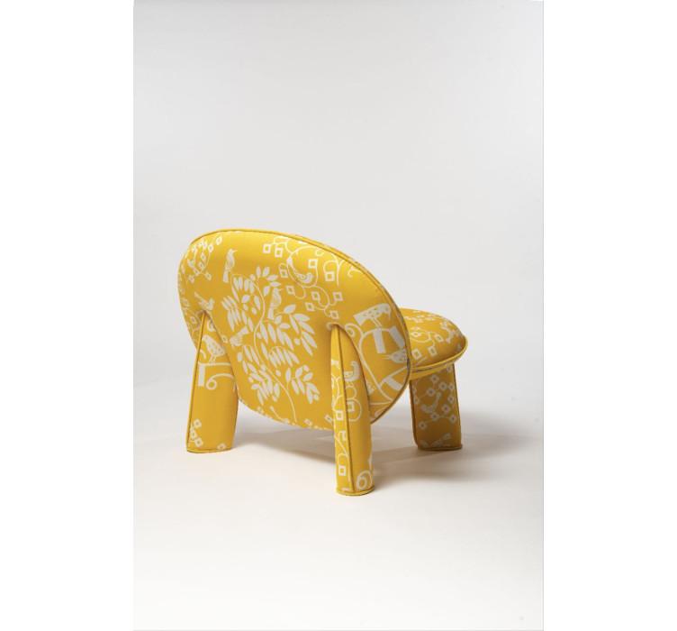 Крісло Dino жовте ARHIVE FABRIC SERGIY KOLOS ShishkaProject6